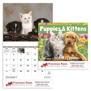 SALE **** Puppy & Kitten MINI Calendar